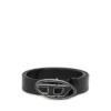 b-1dr 25 2.4cm leather belt with enamelled buckle