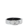 b-1dr 25 2.4cm leather belt with enamelled buckle