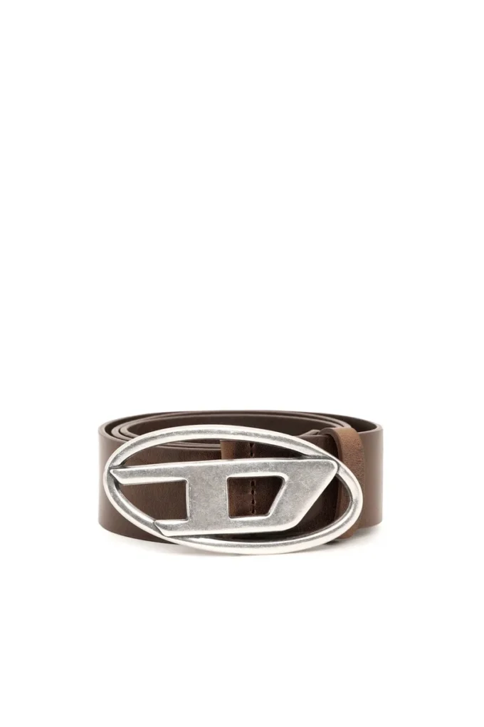 b-1dr 3.9cm leather belt with D buckle