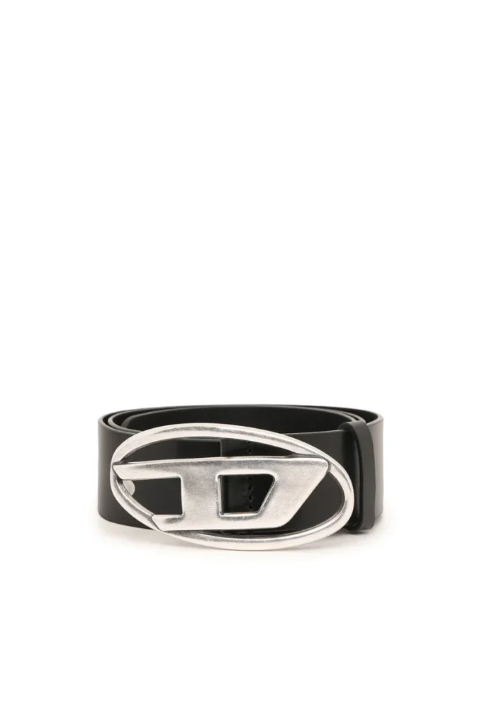 b-1dr 3.9cm leather belt with D buckle