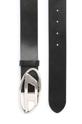 b-1dr 3.9cm leather belt with D buckle