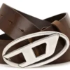 b-1dr 3.9cm leather belt with D buckle