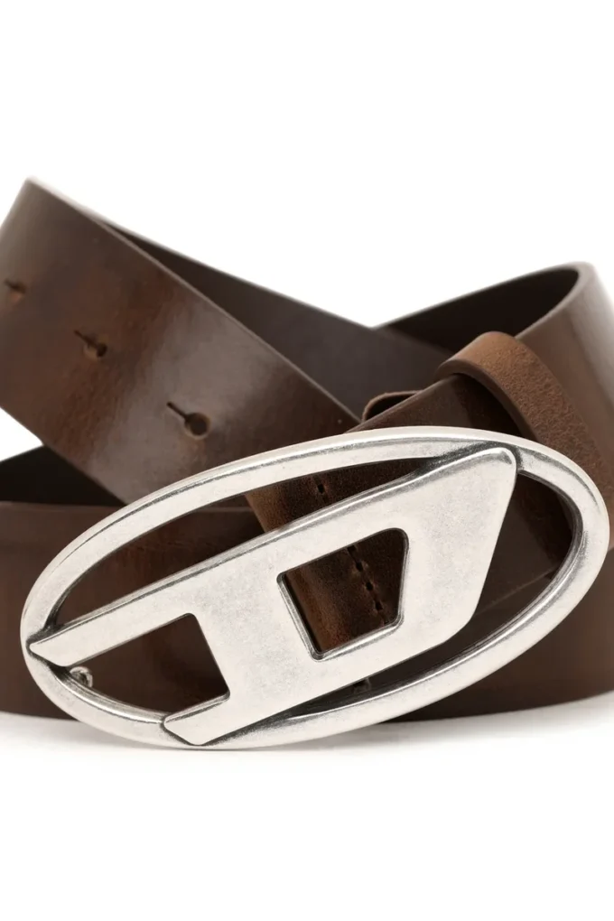 b-1dr 3.9cm leather belt with D buckle