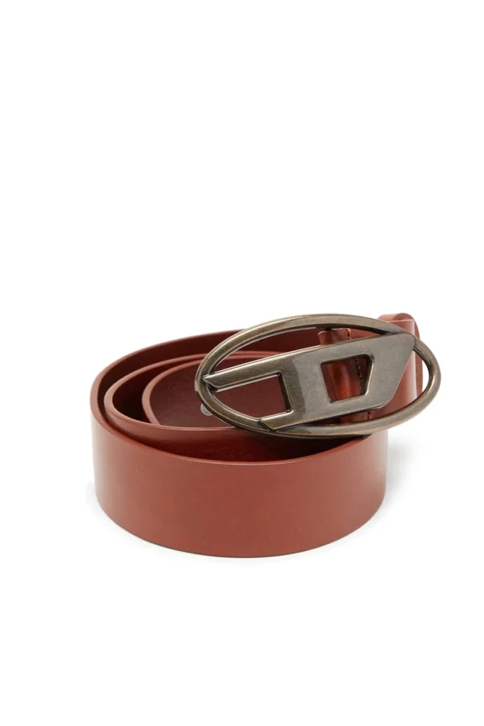 b-1dr 3.9cm leather belt with D buckle