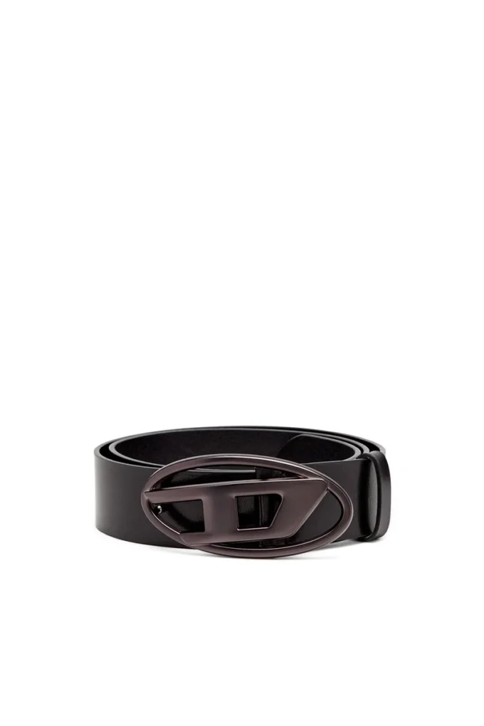 b-1dr 3.9cm leather belt with metallic Oval D buckle