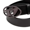 b-1dr 3.9cm leather belt with metallic Oval D buckle