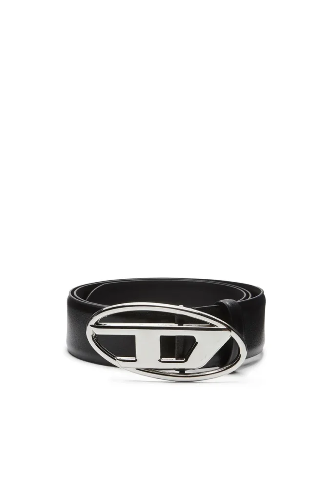 b-1dr 4cm Leather belt with Oval D buckle