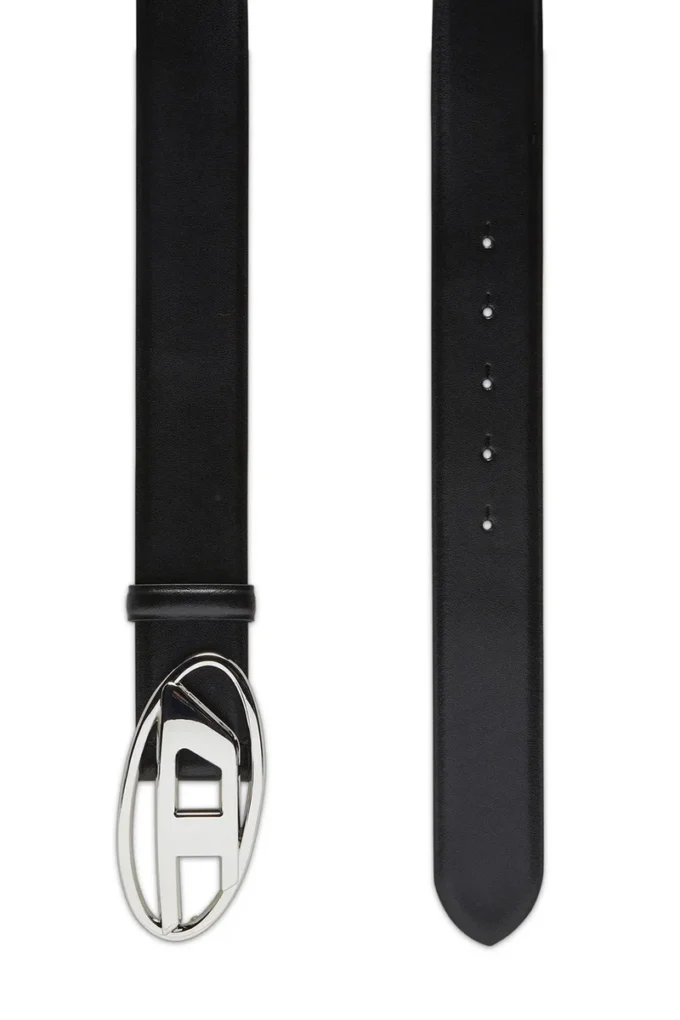 b-1dr 4cm Leather belt with Oval D buckle