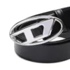 b-1dr 4cm Leather belt with Oval D buckle