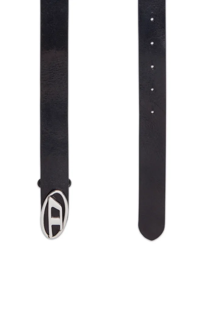 b-1dr-layer 2.9cm leather belt with oval d logo