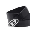 b-1dr-layer 2.9cm leather belt with oval d logo
