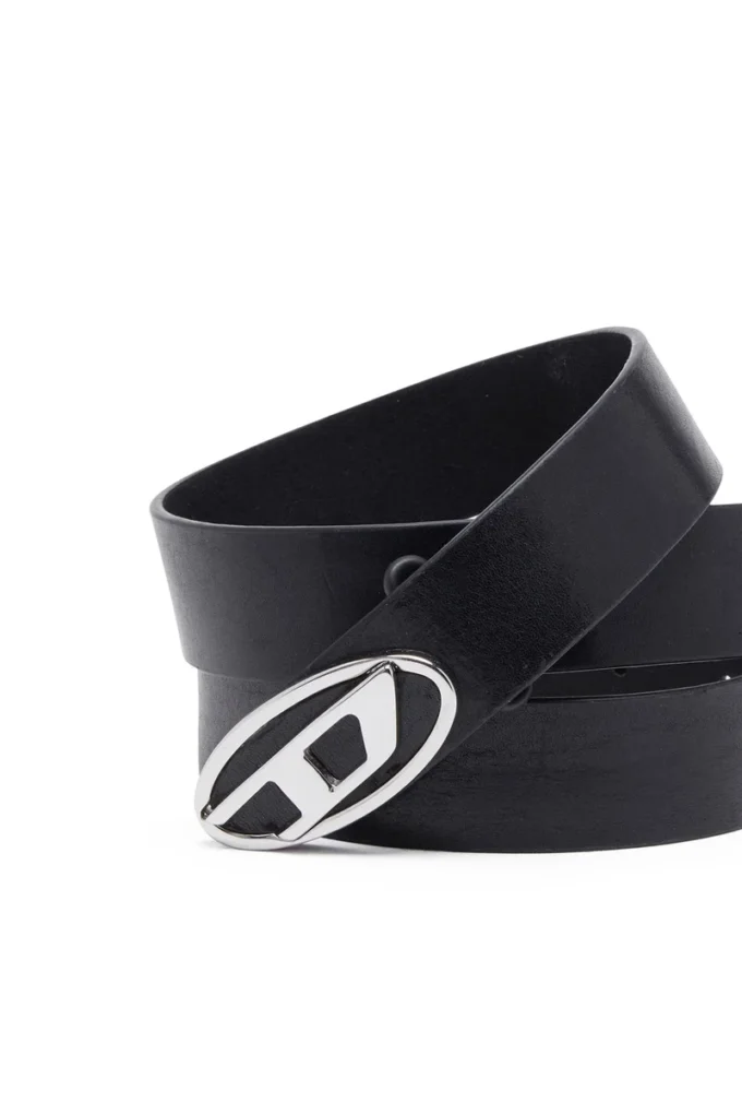 b-1dr-layer 2.9cm leather belt with oval d logo