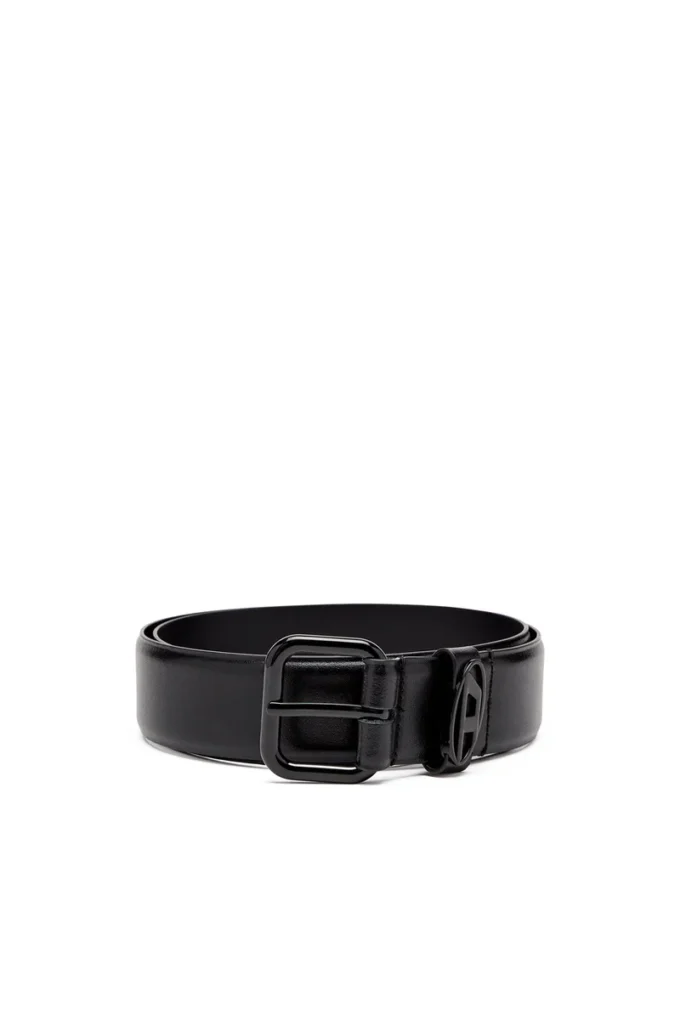b-1dr oval d loop 3.9cm logo-plaque embellished leather belt