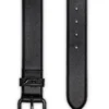 b-1dr oval d loop 3.9cm logo-plaque embellished leather belt