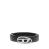 b-1dr strass 20 1.9cm slim leather belt with crystal buckle