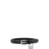 b-charm hip 1.4cm slim leather belt with 1DR bag charm