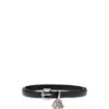 b-charm-loop 1.4cm nappa leather belt with logo charms