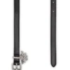 b-charm-loop 1.4cm nappa leather belt with logo charms