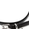 b-charm-loop 1.4cm nappa leather belt with logo charms