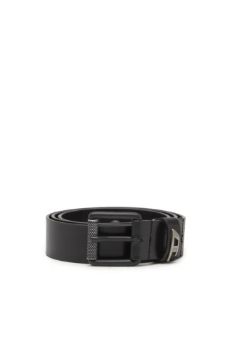 b-dave ii 3.5cm shiny leather belt with logo loop