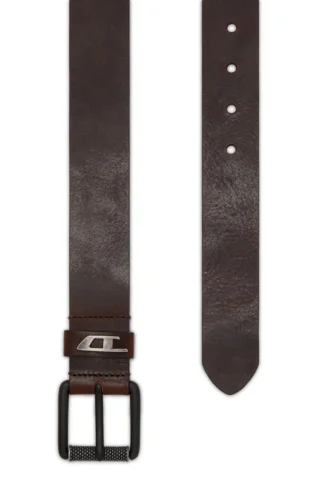 b-dave ii 3.5cm shiny leather belt with logo loop