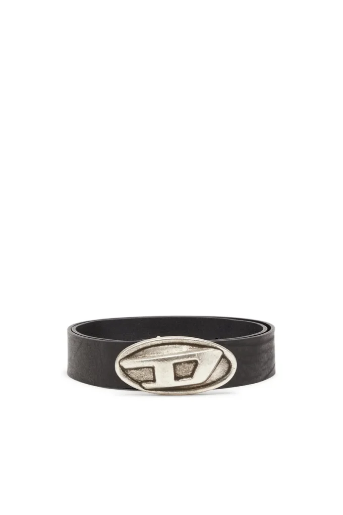 b-double d 4 cm belt with Oval D buckle