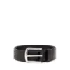b-flag-d embossed 4 cm leather belt with engraved logo