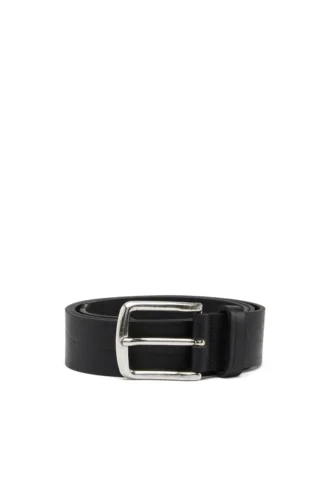 b-line Treated leather belt with diesel logo
