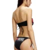 bfb-bryna Bandeau bikini top with maxi logo