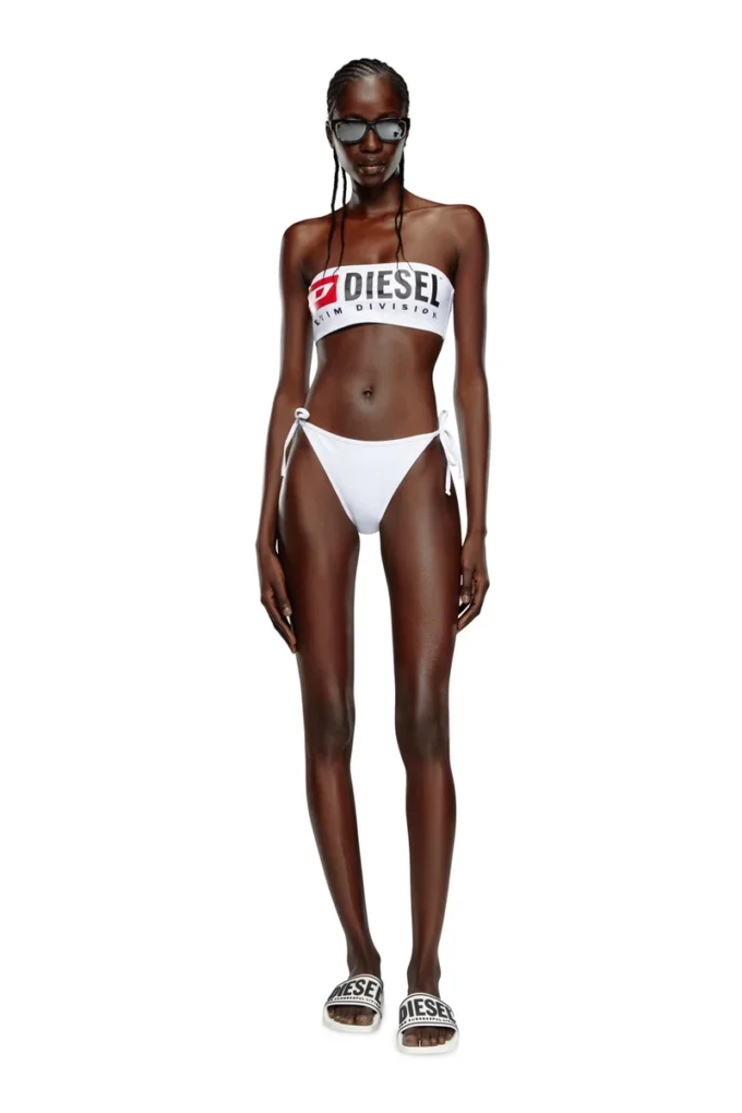 bfb-bryna Bandeau bikini top with maxi logo