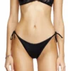 brazilian-d-core Tie-side bikini bottoms with logo back