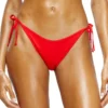 brazilian-d-core Tie-side bikini bottoms with logo back