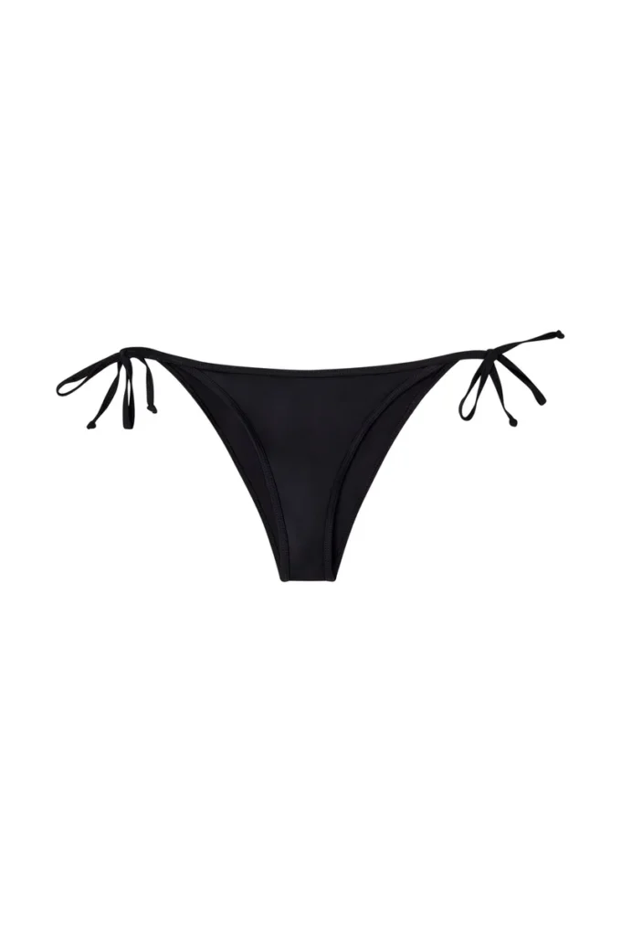 brazilian-d-core Tie-side bikini bottoms with logo back