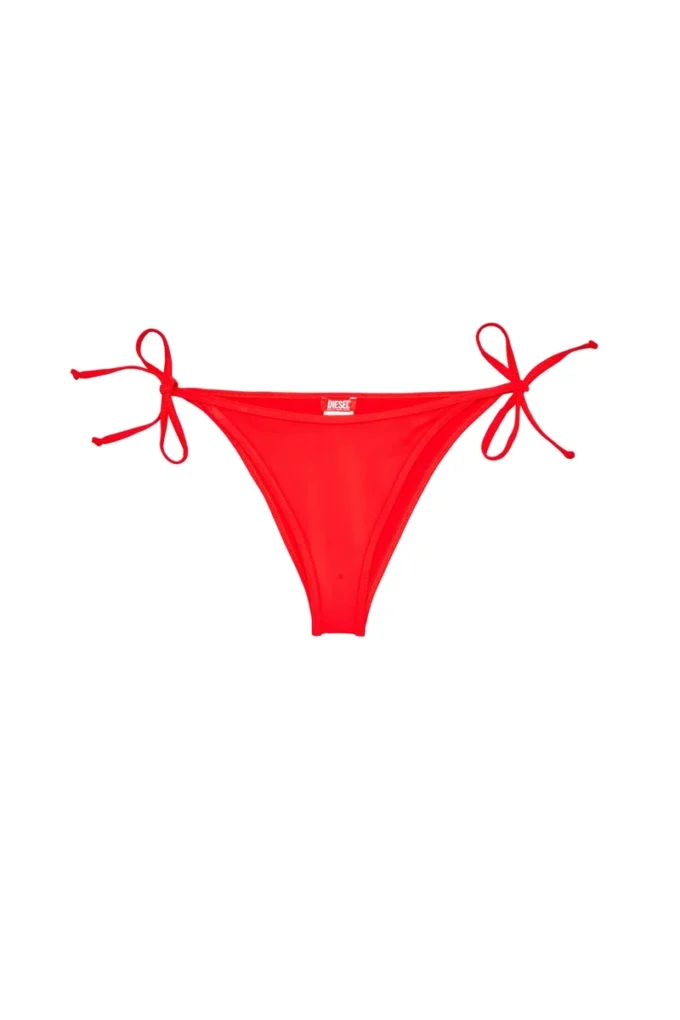 brazilian-d-core Tie-side bikini bottoms with logo back