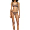 bunchy-utlt Camo bikini bottoms with cut-out logo