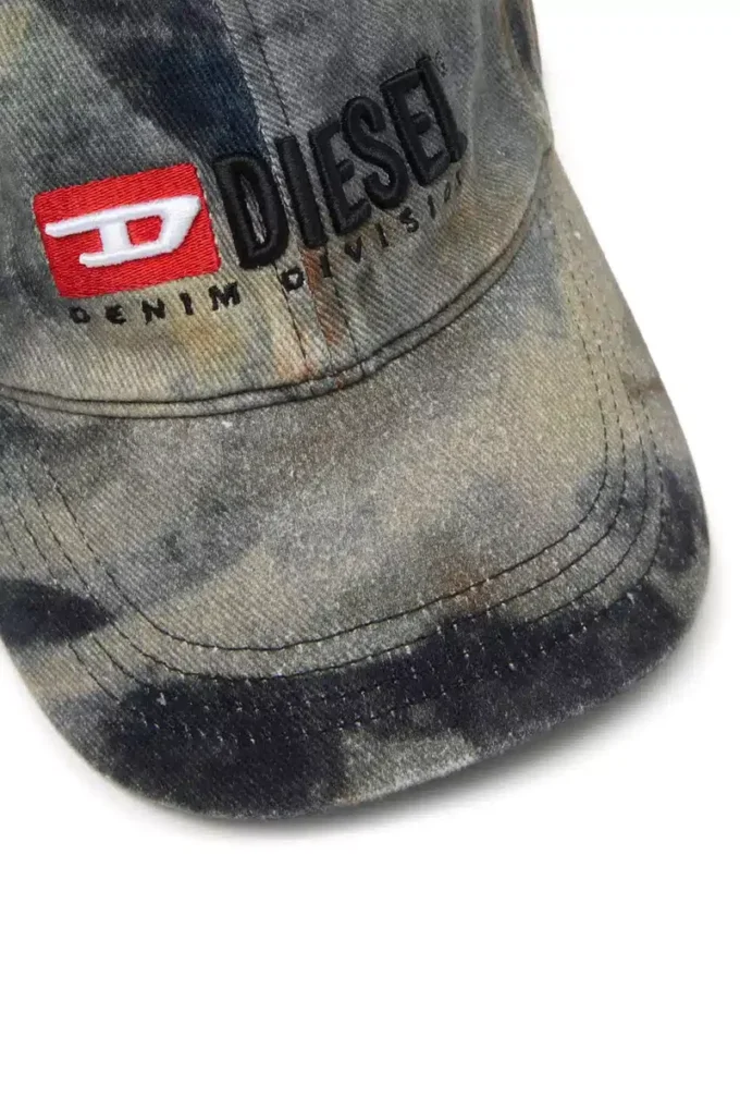 c-amo Baseball cap with all-over camo print
