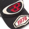 c-braff Baseball cap with embroidered patches