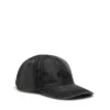 c-enic Denim cap with frayed details and embroidered logo