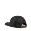 c-enic Denim cap with frayed details and embroidered logo