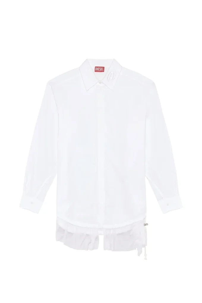 c-entel Shirt dress with flouncy trim