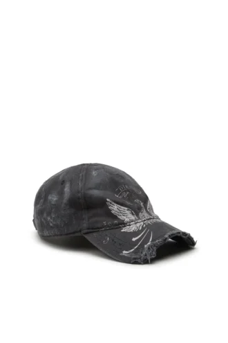 c-fenix Distressed baseball cap with Phoenix print