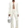 c-lassy Flounce blouse in crinkled muslin