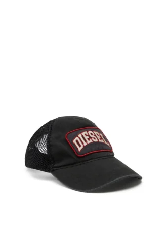 c-meshy Baseball cap with fishnet mesh