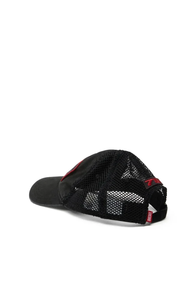 c-meshy Baseball cap with fishnet mesh