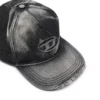 c-seymon-black Baseball cap in destroyed denim