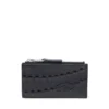 card holder iii Leather card holder with embossed chain motif