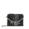 card holder with chain Card holder with chain and zip coin pocket