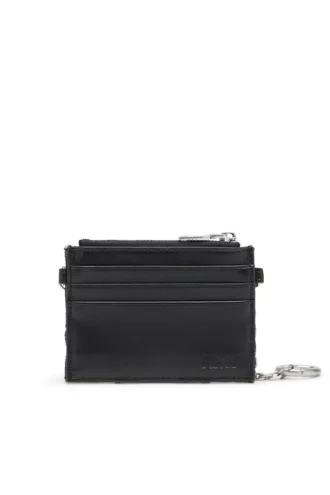card holder with chain Card holder with chain and zip coin pocket