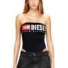 cecilia-d-core Strapless swimsuit with Diesel Denim Division logo