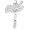 charm acquarius Metal Aquarius charm with rhinestones